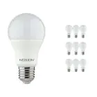 Fordelspakke 10x Noxion Lucent Classic LED E27 Pære matt 8.5W 806lm - 827 ekstra varm hvid | dæmpbar - erstatter 60W