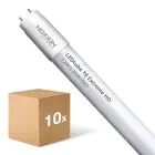 Fordelspakke 10x Noxion LED Lysrør T8 Avant (EM/Mains) Standard Output 15W 1800lm - 830 Varm Hvid | 120cm - Erstatter 36W